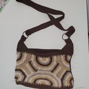 Crocheted crossbody purse